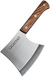 LICAIDAO Meat Cleaver Heavy Duty Axes Butcher Knife Bone Breaker for Meat and Bone Chopper cutter breaker Traditional Forged Cleaver for Meat and Bone Chopping Knife Axes for Home Kitchen Restaurant