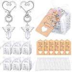 Fumete 100 Pieces Angel Keychains F