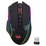 Redragon M991 Wireless Gaming Mouse, 19000 DPI Wired/Wireless Gamer Mouse with Professional Sensor, Durable Power Capacity, Customizable Macro and RGB Backlight for PC/Mac/Laptop