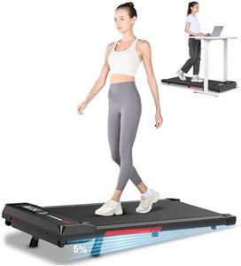 Walking Pad with Incline, Treadmills for Home, 2.5HP Portable Electric Under Desk Treadmill with LED Display & Remote, Adjustable Speed, No Assembly