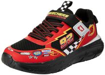 Skechers Boy's Skech Tracks Sneaker, Black/Red, 9 US Toddler