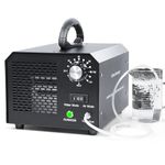 Ozone Generator, 30,000 mg/h Ozone Odor Eliminator for 300 m² Room, Industrial Air Purifier with Air & Water mode, Ozone Machine Home Ozone Deodorizer with Timer for Room, Farm, Hotel, Home, Office