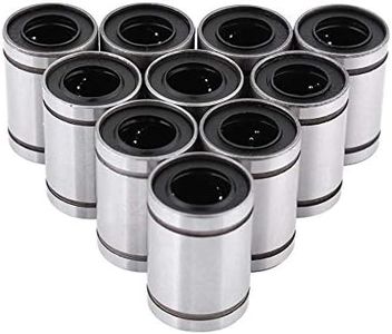 10Pcs 12 * 20 * 30 LM12UU Bearing 12mm Linear Motion Ball Bearing CNC Slide Bushing for 12mm Rod, 3 Dimensional Printer CNC Parts, and Other Applications
