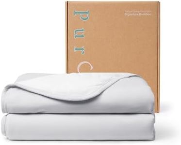 PurComfy Supersoft Baby Blanket, Premium Bamboo Viscose Bamboo Viscose Baby Quilt, Hypoallergenic and Breathable, for Newborns, 33"×33"