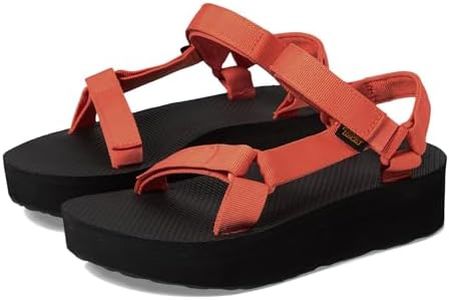 Teva Women's Sports Sandals FLATFORM UNIVERSAL 9.8 inches (25.0 cm), orange, 25.0 cm