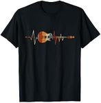 Music Guitarist Heartbeat Guitar T-Shirt