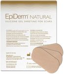 Epi-Derm Small Strips - 2.75 x 1.18 in - (3 Pack) (Natural) Silicone Scar Sheets from Biodermis