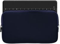 kwmobile Neoprene Case Compatible with Logitech Keys-to-GO - Case for Keyboard Soft Travel Sleeve - Dark Blue