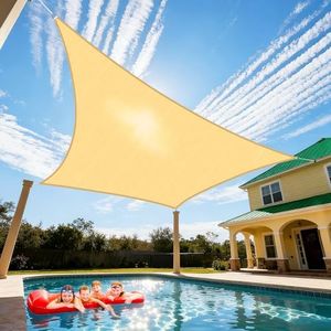 Artpuch Sun Shade Sail 10'X20' Sand Rectangle