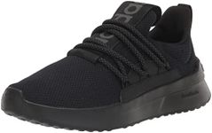 adidas Men's Lite Racer Adapt 5.0 Running Shoe, Black/Black/Grey, 9