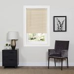 Achim Home Furnishings Cordless GII Deluxe Sundown 1" Room Darkening Mini Blind, 43" x 64", Alabaster