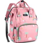 PACKNBUY Baby Diaper Bag for Mothers Mom for Travel (Pink)