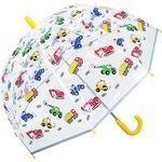 Childrens Digger and Dump Truck Dome Umbrella