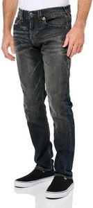 True Religion Men's Rocck Super T No Flap 32" Inseam, Gothenburg Dark Dark Wash, 33