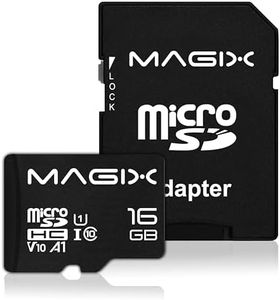 Magix Micro SD Card HD Series Class10 V10 + SD Adapter Up To 80Mb/S (16Gb)
