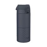 Ion8 Insulated Travel Mug, Leak Proof, Triple Lock Secure, Spill-Free in Transit, Hygienic Cover, Easy-to-Clean, Perfect On-The-Go, Ash Navy, Stainless Steel