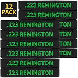 12 Pack Miaozhun .223 Remington Magazine Marking Bands .223 Magazine Caliber Identification