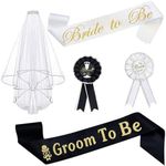 Groom and Bride to Be Sash,Bridal V