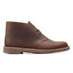 Clarks Men's Desert Boot Bushacre 3, Dark Brown Lea, 9 UK