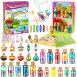 LOYO Potion Making Kit Children, 26 Magical Mix Wizard Potion Bottles, Craft Kit Fairy Toys Christmas Gifts for Boys Girls Age 6 7 8 9