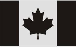 AK Wall Art Canada Subdued Military Flag Vinyl Sticker - Car Window Bumper Laptop - Select Size