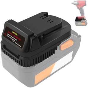 TPDL Adapter for Ridgid AEG 18V Battery to for Milwaukee M18 18V Cordless Tools, Use for Ridgid 18V Platform Batteries (Adapter Only)