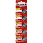 Panasonic CR2032 3 Volt Lithium Coin Battery (100 Batteries)