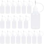 Bantoye 10 Pcs Needle Tip Glue Bottle Applicator DIY Quilling Tool Precision Tip Glue Plastic Liquid Dropper Bottles (30 ml)