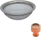 Hookah Bowl Stainless Steel Screen Hookah Metal Screen Heat Management System(only 2pcs silver screen,no bowls！)