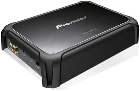 Pioneer GM-DX971 - Powerhouse Amplifier with 2,400 Watts, Class-D Technology, 1-Channel, Variable Low-Pass Filter, Compact Design, and Remote Bass Boost Control
