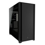 Corsair 5000D Tempered Glass Mid-Tower ATX Case (Solid Steel Front Panel, Corsair RapidRoute Cable Management System, Two Included 120mm Fans, Motherboard Tray with Customisable Fan Mounts) Black