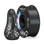 Creality ABS Filament 1.75mm, 3D Printer Filament, Excellent Resistance, Odorless Non-Toxic, Stability, Tough, 1kg(2.2lbs) Printing Filament for 3D Printer (Black)