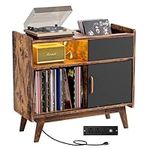 HAIOOU Record Player Stand with LED