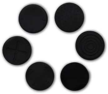 6Pcs Black Silicone Thumb Stick Grips Caps Analog Thumbstick Joystick Cap Playstation Vita Cases and Storage for PS Vita PSV 2000 PSV 1000