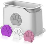 iPrimio Universal Cat Litter Scooper Holder - Durable with Heavy Scoopers Holding Stability - Kitty Litter Box Scooper Accessory - Works with Plastic & Metal Cat Litter Scoop Holder - 4 Color Options