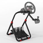 DIWANGUS Racing Wheel Stand Foldable Steering Wheel Stand with Tilt-Adjustable Racing Simulator Cockpit for Logitech G29/G923/G920, for Thrustmaster T300/T248 PS5 PS4 XBOX(Stand ONLY)