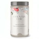 Country Chic All-in-One Chalk Paint for Furniture, Cabinets, Home Decor, Eco-Friendly, Matte Finish, Built-In Primer & Top Coat for Wood, Metal - Sunday Tea [Warm Grey] Quart (32 oz)/950 ml (Pack of 1)