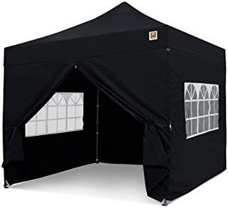 Gorilla Gazebo ® Pop Up 3x3m Heavy Duty Waterproof Commercial Grade Market Stall 4 Side Panels Leg Weights Pegs and Wheeled Carrybag