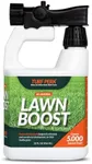 Turf Perk's Lawn Boost | Liquid Lawn Fertilizer Spray for Backyard Lawn Care | Revive Lawn Treatment & Lawn Food for Grass – 32 oz with Hose-End Sprayer, Kid & Pet-Safe