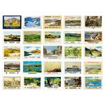 Artery8 50 Pcs British Railway Train Sea Travel Aesthetic Collage Kit Wall Art Prints A6 Set Pack 14.8 x 10.5 cm (5.8 x 4.1) Room Decor Collector GNER GWR Rail Poster