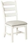 Signature Design by Ashley Valebeck Dining Chairs Set of 2, White