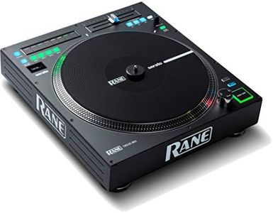 Rane Twelve MKII | 12-Inch Motorized Vinyl Like Turntable with USB MIDI & DVS Control for Traktor, Virtual Serato DJ, Black (TWELVEMKII)