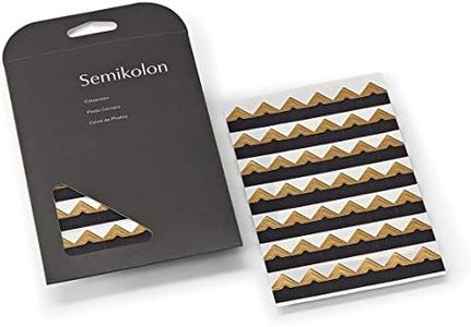 coin-photo en papier autoadhésifs, or, autocollant, 252 pièces +++ ACCESSOIRE pour album photos de SEMIKOLON +++ Semikolon Qualität