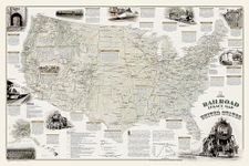 Railroad Legacy Map of the United States