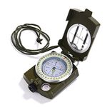 GWHOLE Compass Waterproof Compass with Pouch Lanyard