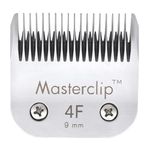 Masterclip Dog Clipping Blade A5 Clipper Blades 50F 40F 30F 15F 10F 9F 7F 7 5F 5# 4F 4# 3F 3# 2F 2# 5/8N Toe Blade Compatible Oster Andis (4F)