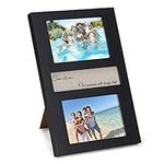 4x6 Picture Frame Black - Solid Woo