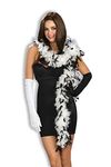 Forum Novelties Black & White Feather Boas 64056