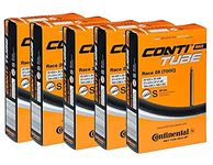 Continental Race 28" 700x20-25c Inner Tubes - 80mm Long Presta Valve (Pack of 5 Tubes)