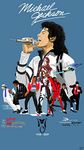 BHARAT UDYOG Michael Jackson Poster - King of Pop Band Music Concert (300GSM Premium Matte Finish Art Paper, 13x19 inches, UNFRAMED, SELF ADHESIVE, Multicolor 5) MADE IN INDIA